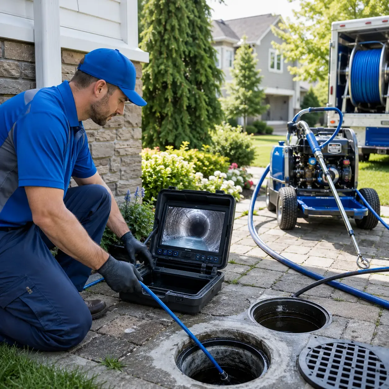Outdoor drain cleaning professionals serving Roswell, GA